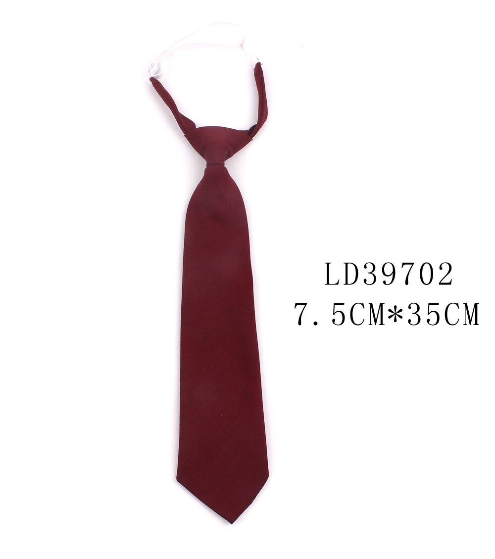 Cravate à fermeture éclair pour hommes et femmes | , classique, coupe slim, rouge et noir, costume de , cravate pour mariage, Gravata: LD39702