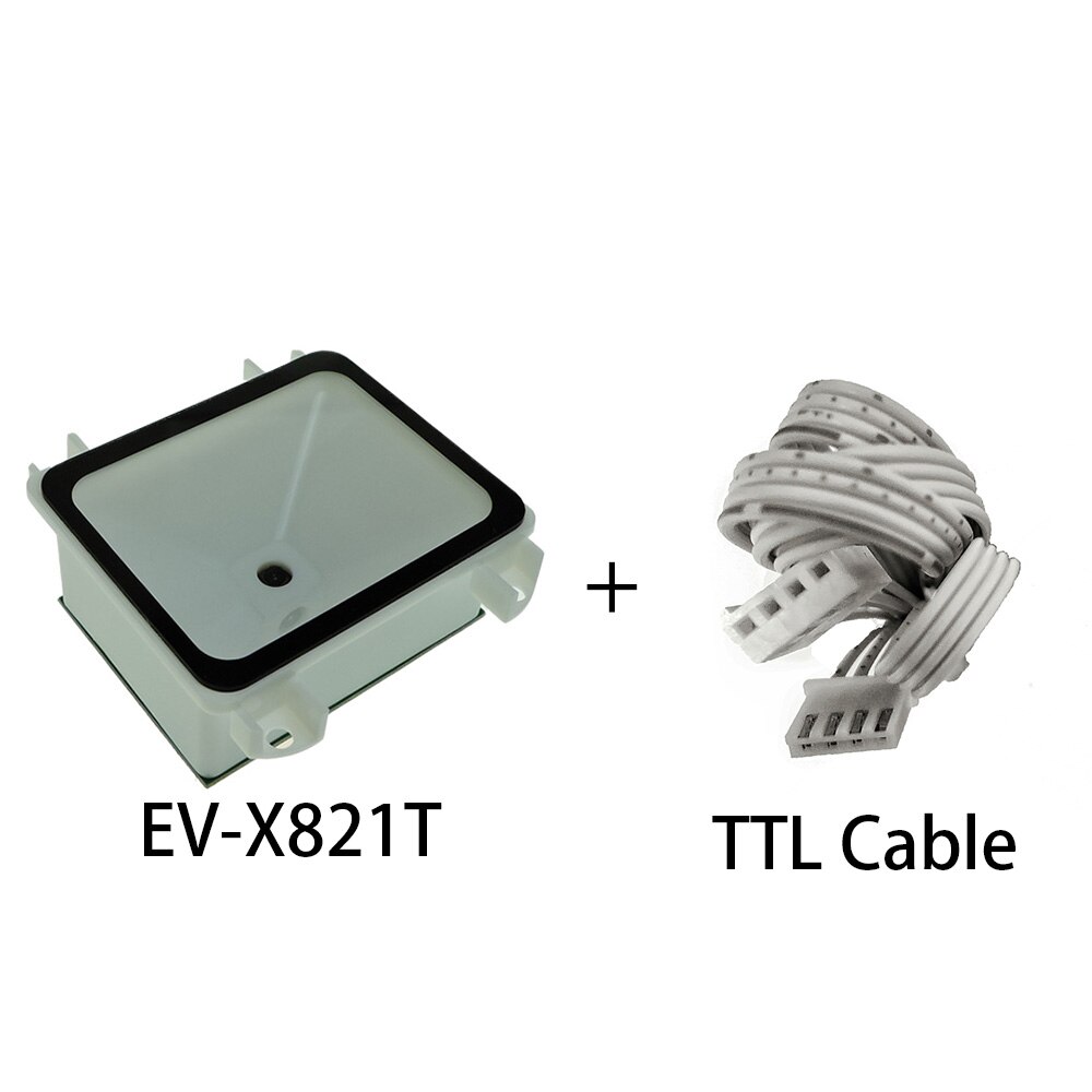 Mini Size Barcode Scanner Module Usb Barcode Reader Met Goedkoopste Prijs 1D &amp; 2D Ttl RS232 Seriële Self-Inductio qr Barcode Scanners: EV-X921T 2D CMOS TTL