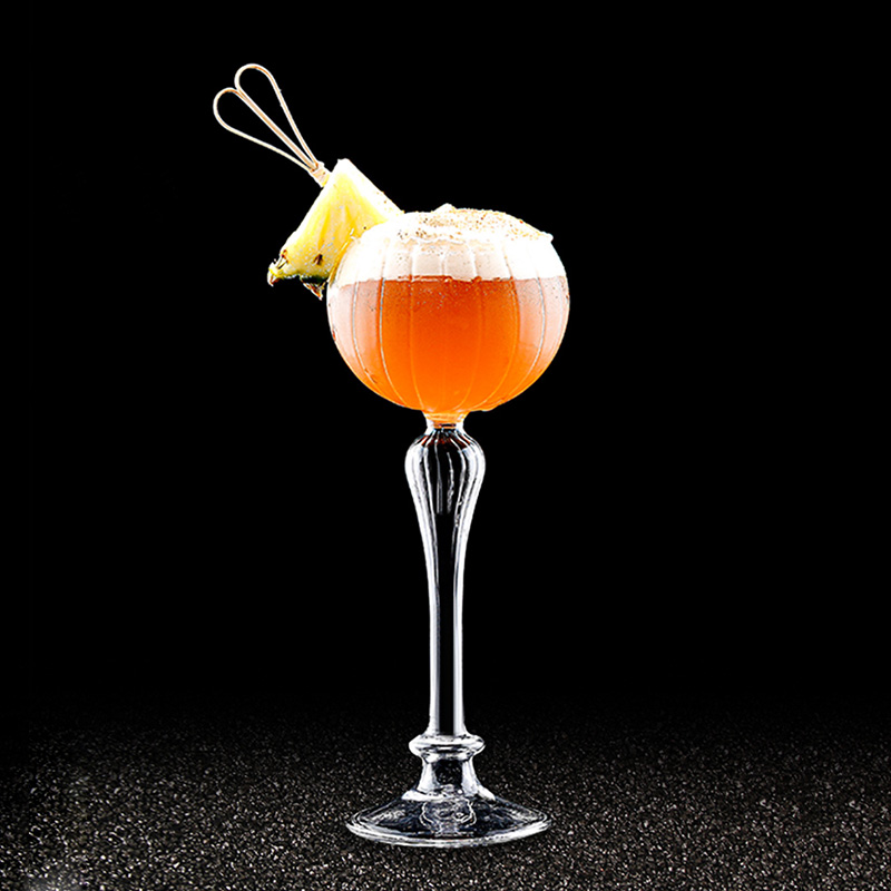 300ml pumpa form cocktail bägare glas personlighet juice glas genomskinligt vin champagne glas bar party drinkware