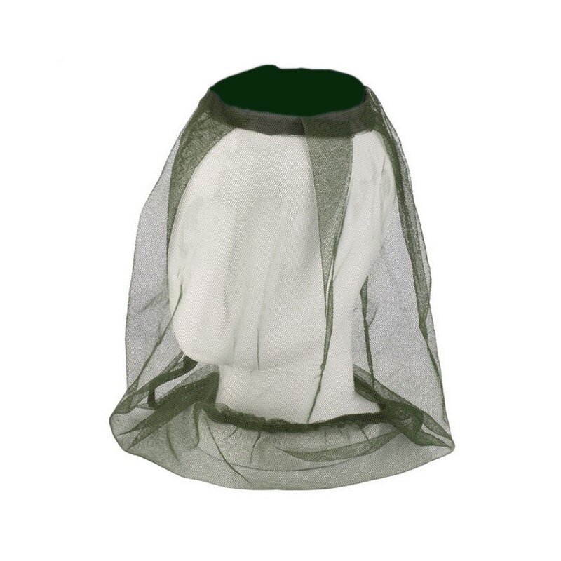 Midge Mosquito Insect Hat Bug Mesh Head Net Face Protector Travel Camping Hedging Anti-mosquito Cap FP8