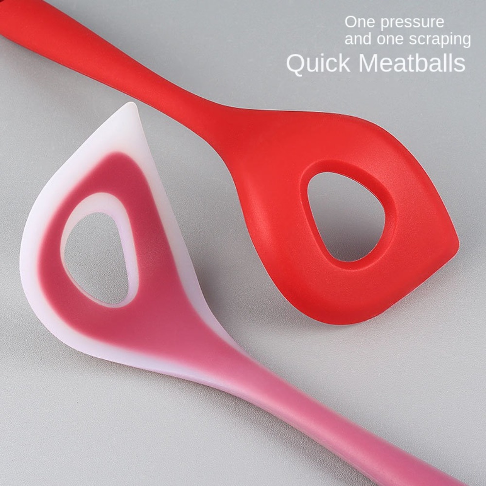 Durable Silicone Meatball Maker Tool Manual Meatball Scoop Fish Ball Spoon Meatball Press Spoon