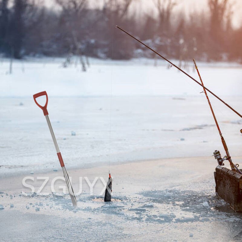 Detachable and portable ice chisel Triangular icebreaker Winter fishing ice tools Ice surface opener