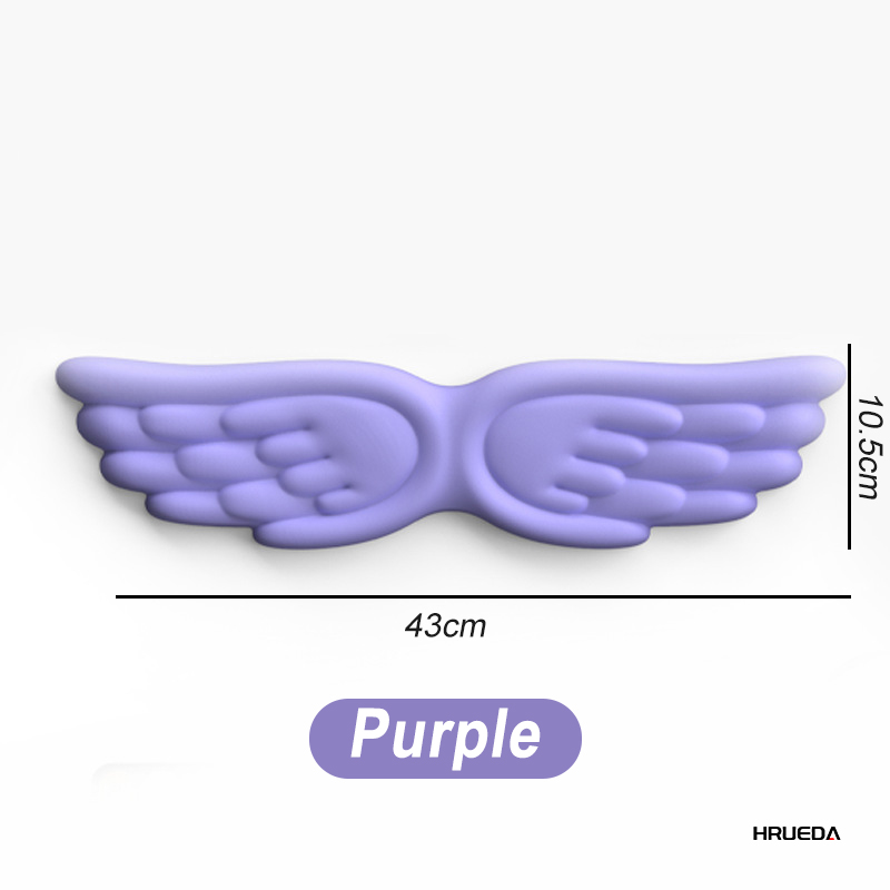Mechanical Keyboard, Mouse, Wrist Rest, Computer Keyboard, Laptop, Angel Wing, Memory Foam, Mouse Pad Wrist Support: SKY BLUE