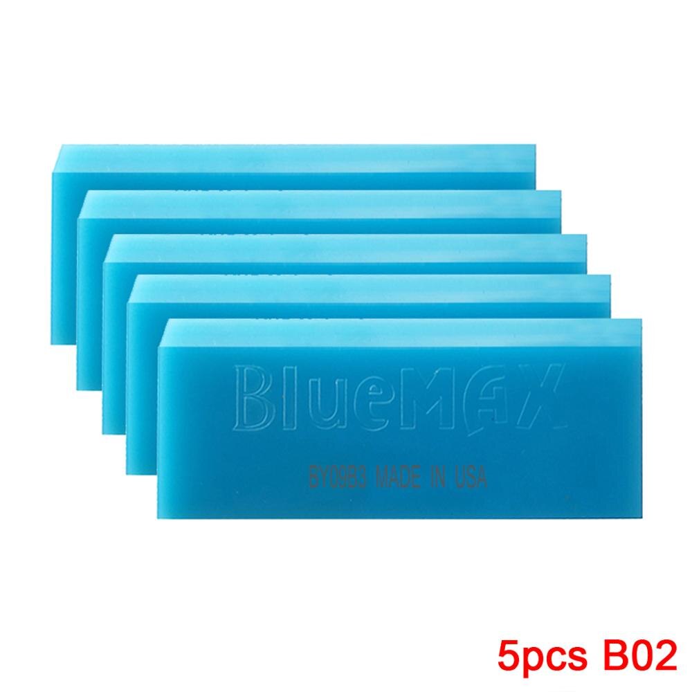 5PCS Bluemax Rakel 13*5cm Gummi Schaber Auto Vinyl Wrap Fenster Tönung Werkzeug Fenster Reinigung Wasser Wischer auto Styling Werkzeuge 5B02B: Rot