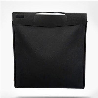 For Toyota RAV4 2022 Car Trash Can Vehicle Garbage Bag Car Hanging Rear Seat Row Folding Storage Bag: black