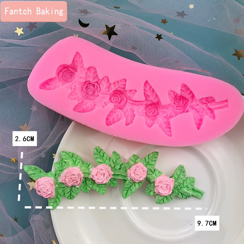 SUNSK Siliconen Fondant Cakevormen 3D Bloemen Vorm DIY Chocolade Vorm Snoepvormen Zeep Mallen Benodigdheden voor Maken Van Snoep 4 Stks