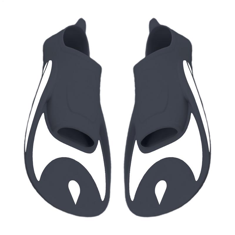 Snorkeling Covered Short Fins Swim Training Fins Swimming Flipper Floating Fins Freediving Equipment For Swimming Training Fins