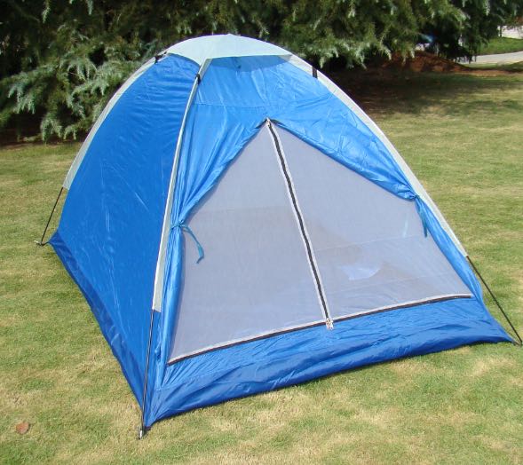 Camping Tent Double Couple Outdoor Single-layer Beach Park Leisure Durable Waterproof Tent: 1