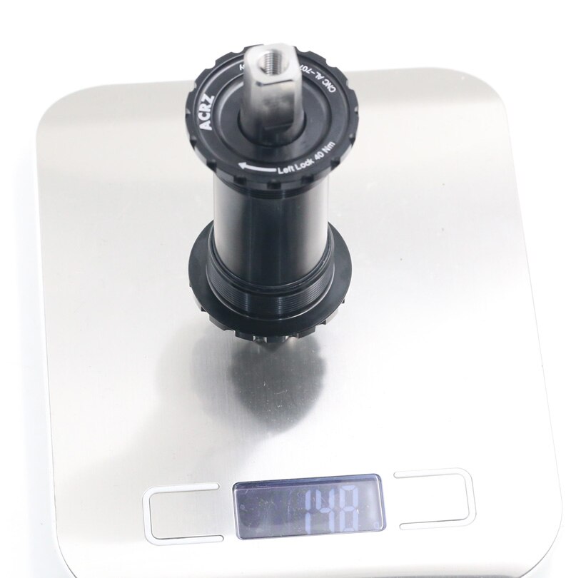 Bike Bottom Bracket Titanium BSA English Threaded Square Taper Bottom Bracket 119mm for Brompton 148g Bicycle Parts