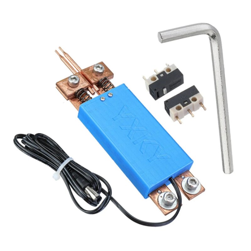 2 zestawy maszyna robić zgrzewania punktowego 12V przenośny podręczny DIY miejsce spawacze długopis mini 18650 akumulator spawacz długopis narzędzie