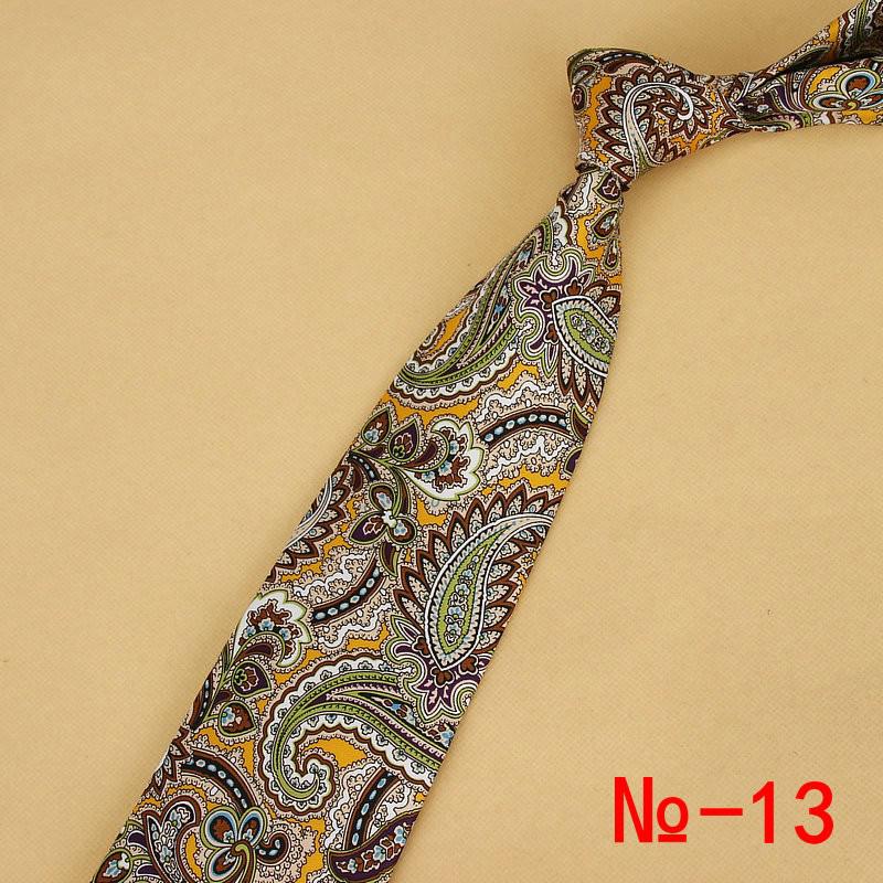 Corbata de seda clásica para hombre, corbatas con estampado Floral a cuadros de 9cm, color rojo, ropa Formal de negocios y boda,: Oro