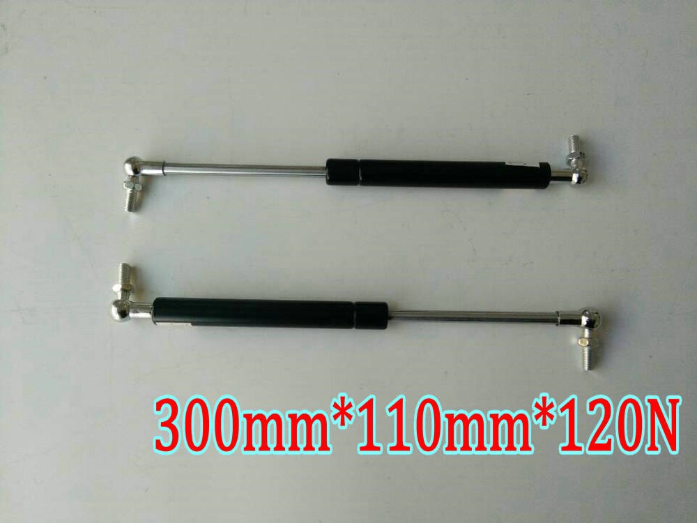 300mm Central Distance Ball Joint Gas Spring Hydraulic Lift Strut Support Auto Gas Spacing 80/100/120/160/250N Shock Absorber: 120N-2PCS