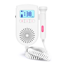 Draagbare Zwangere Ultrasone Foetale Doppler Prenatale Hartslagmeter Lcd Ultrasound Baby Doppler 3Mhz