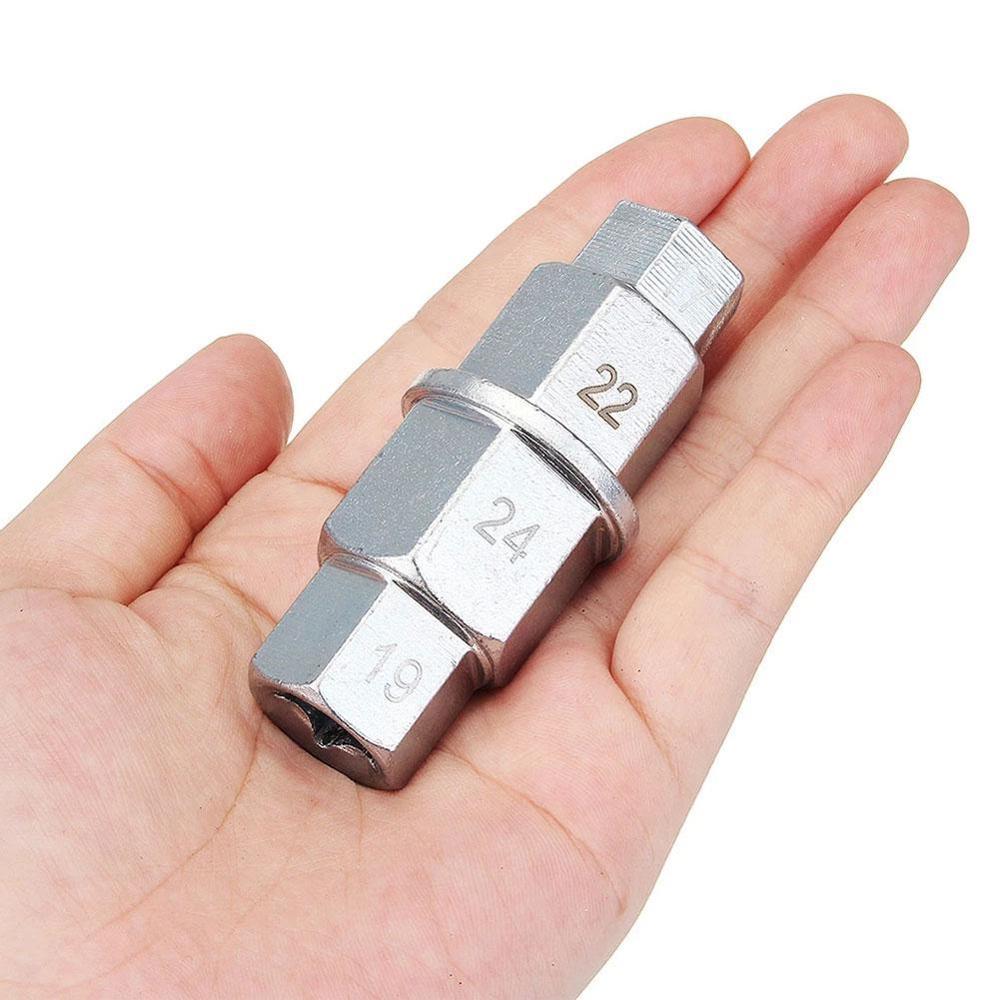 17 19 22 24mm Car Front Wheel Axle Hex Spindle Driver Removal Tool Spindle Driver Tool Hexagonal Disassembly Sleeve Parts