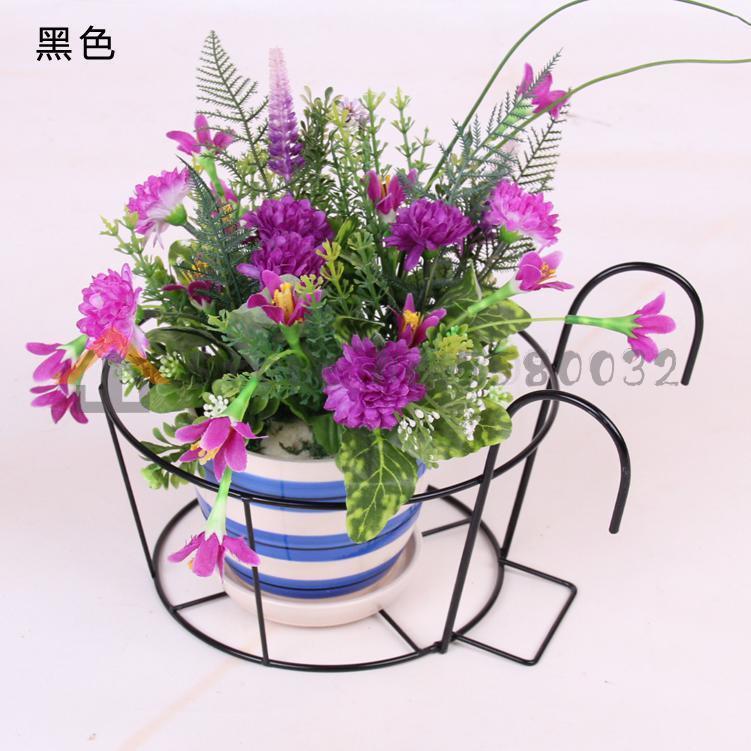 Barandillas de flores, barandilla colgante de partición de oficina, cesta colgante de otras macetas de aviones: c