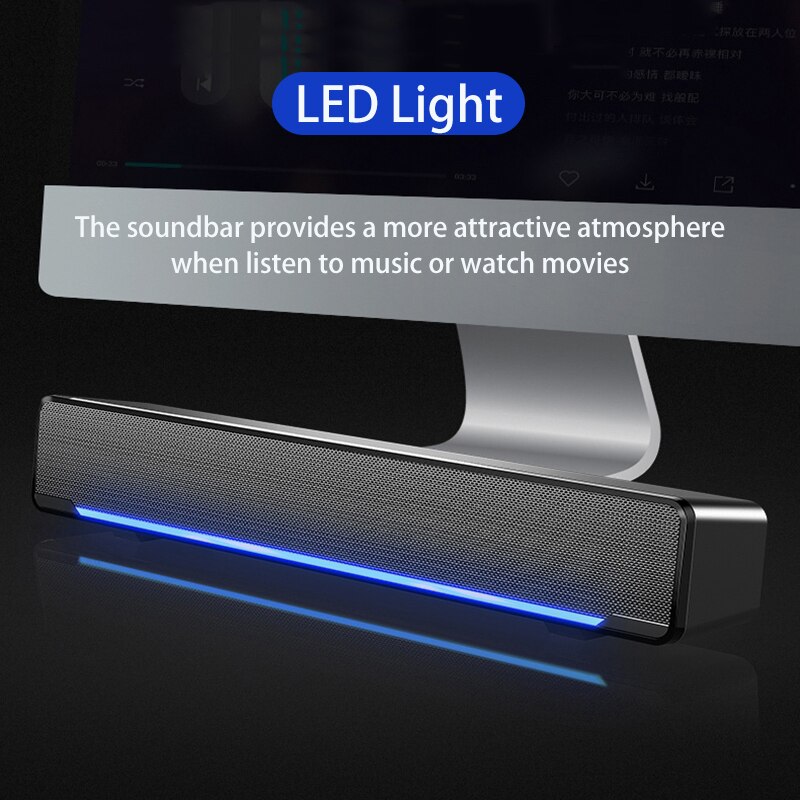 Soundbar TV LED Altavoces Bluetooth Speakers Home Theatre System Subwoofer Barra De Sonido Para tv Caixa De Som Amplificada Sono
