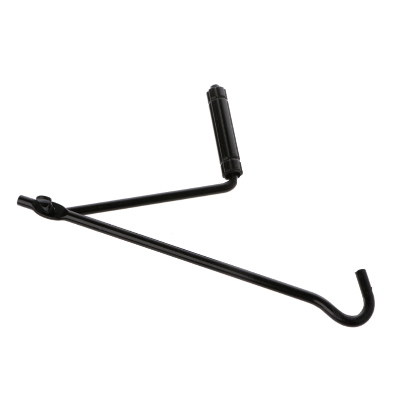 Tijeras de mango de Metal para coche, llave Jack, herramienta de reparación de ruedas duraderas negras para camiones y automóviles