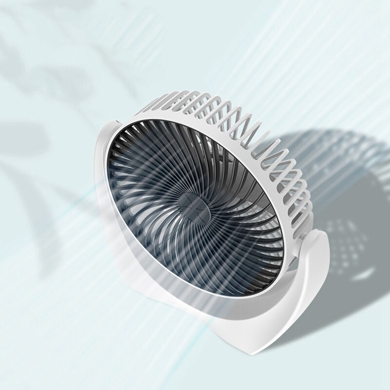 Desktop Fan Usb Oplaadbare Mini Ventilator 2 Speed Verstelbare Fan Draagbare Ventilator Handheld Fans Voor Home Office