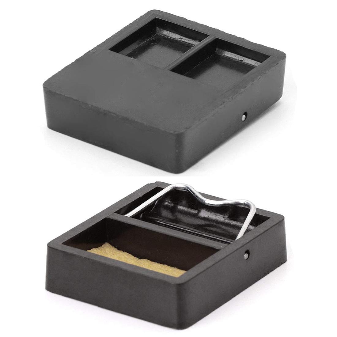 Small And Simple Electric Soldering Iron Stand Holder Metal Support Station With Solder Sponge Soldering Iron Frame