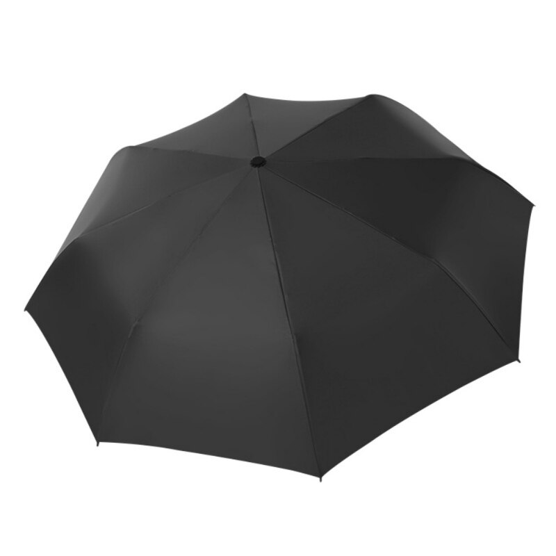 Letvægts rejse tre-foldet paraply vindtæt automatisk åben luk paraplyer sol og regn uv beskyttelse parasol voksne paraplyer: B