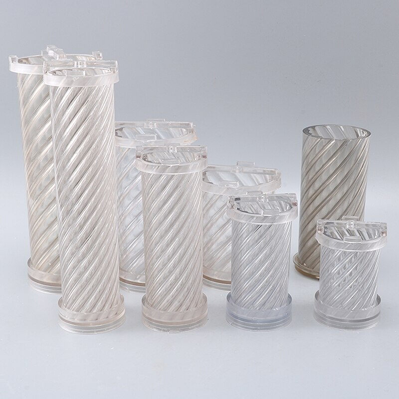 Moldes de Velas Cilíndricas DIY de ocho tamaños, producto final de vela en forma de espiral, moldes para velas diy para decoración de dormitorio lz30