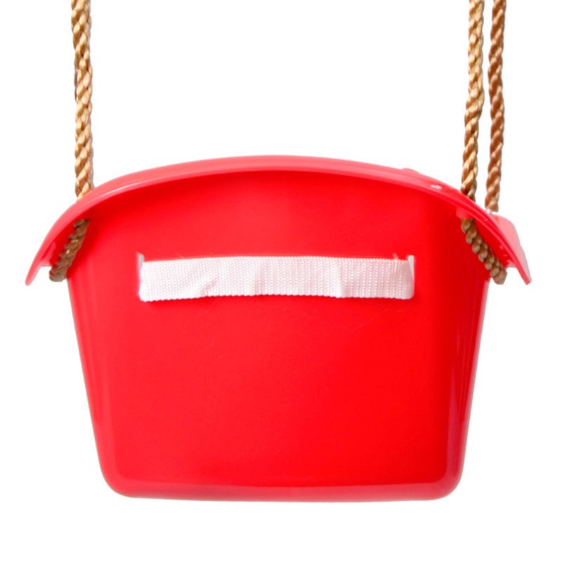 Touw Swing Seat Met Touw &amp; Montage Ringen Kids Baby Kids Peuter Plastic Swing Willekeurige Kleur Voor Park Tuin Speeltuin