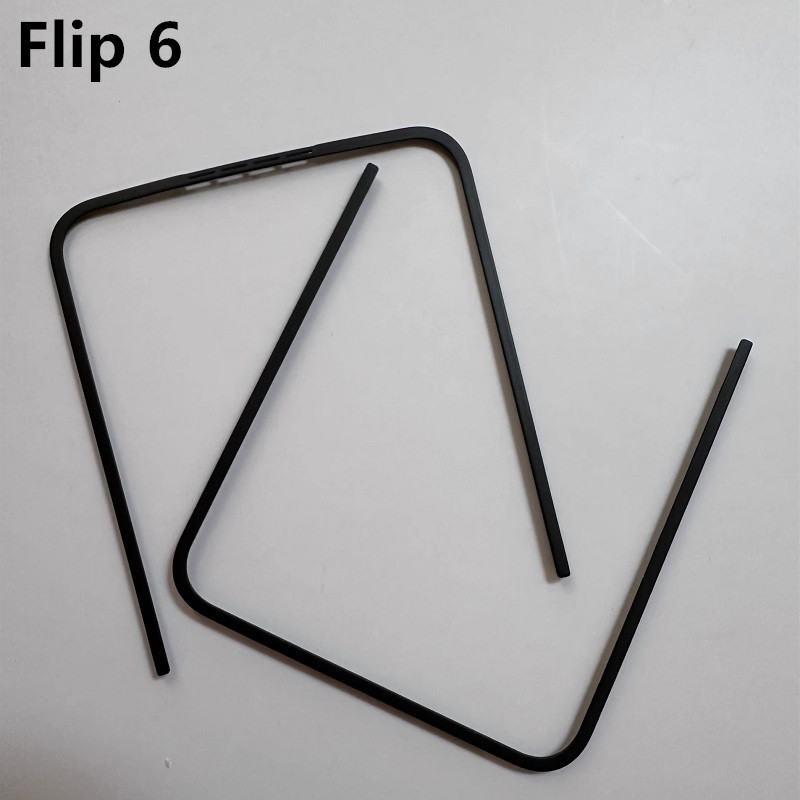 Bandes de bord pour Samsung Galaxy Z Flip 6 5 4 3 5G F741 F731 F721 F711 F707, cadre central, boîtier de support, lunette de remplacement, pièces de réparation