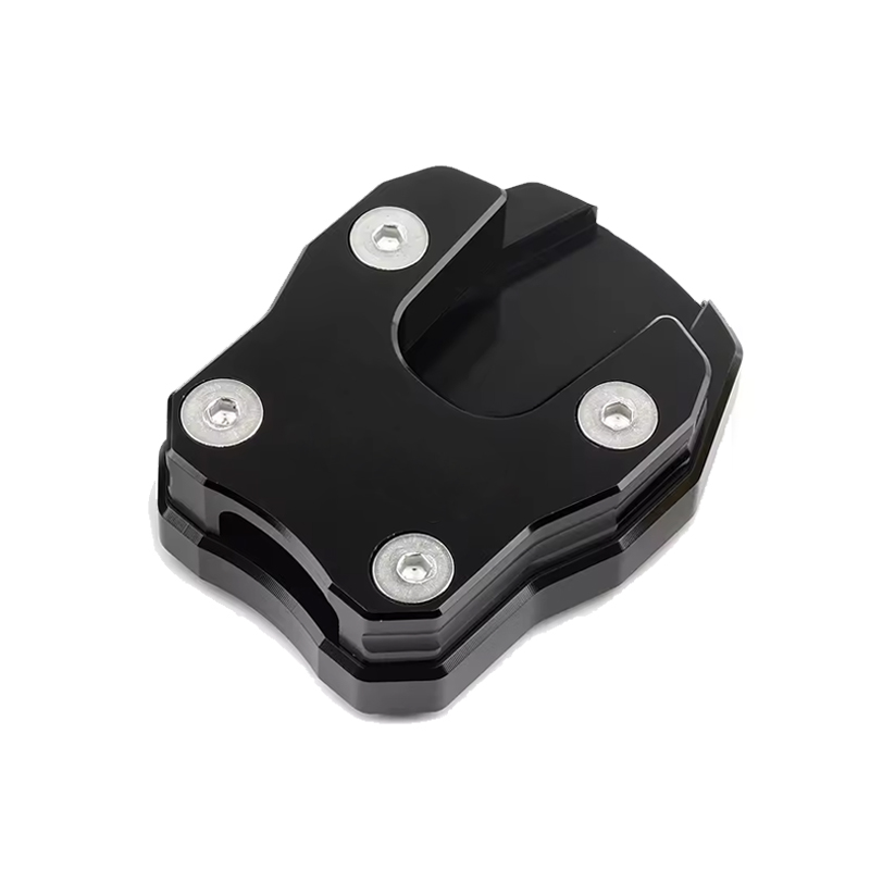 Voor MSX125 Grom 125 MSX MONKEY 125 Motorfiets Accessoires Kickstand Voet Zijstandaard Zijstandaard Extension Pad Ondersteuning Plaat: Oranje