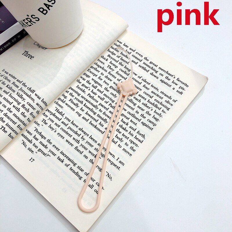 Chinese knot silicone rope liquid short Cell Phone Lanyard Holder Phone Wrist Straps U disk sling silicone mobile phone rope: Pink