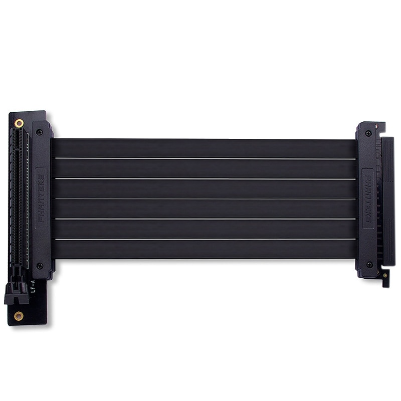 PHANTEKS FL22 220mm PC Ie Card Gaming PCI-E X16 Extender Riser Cable Computer Connection and Connector