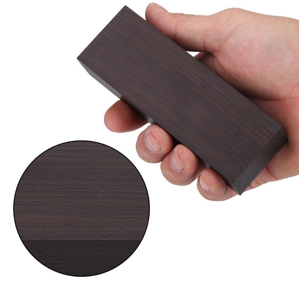African Wood Handle Block Rare Craft Hobby DIY Ebony Lumber Parts