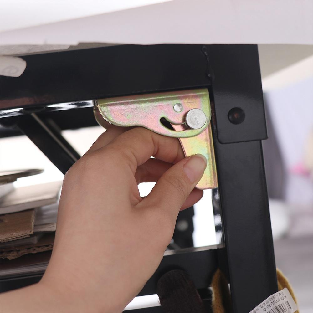 Table Connector Folding Table Leg Bracket Foldable Smooth Surface Folding Table Legs Hinges Metal 90 Degree Furniture