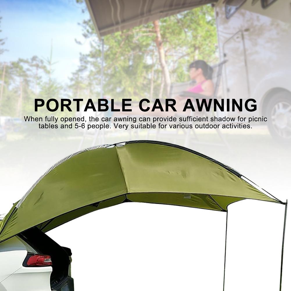 Auto Camping Zubehör Tragbare Markise/Baldachin/Sonne Schatten Mit Privatsphäbetreffend Zauberstab Für Auto/SUV/Strand Camping offroading Getriebe