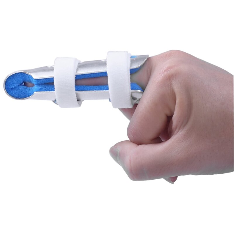 Finger Splints Made for Finger Suffering Pain Sprains Strains Interior Loop Straps and Protective Ventilation Holes