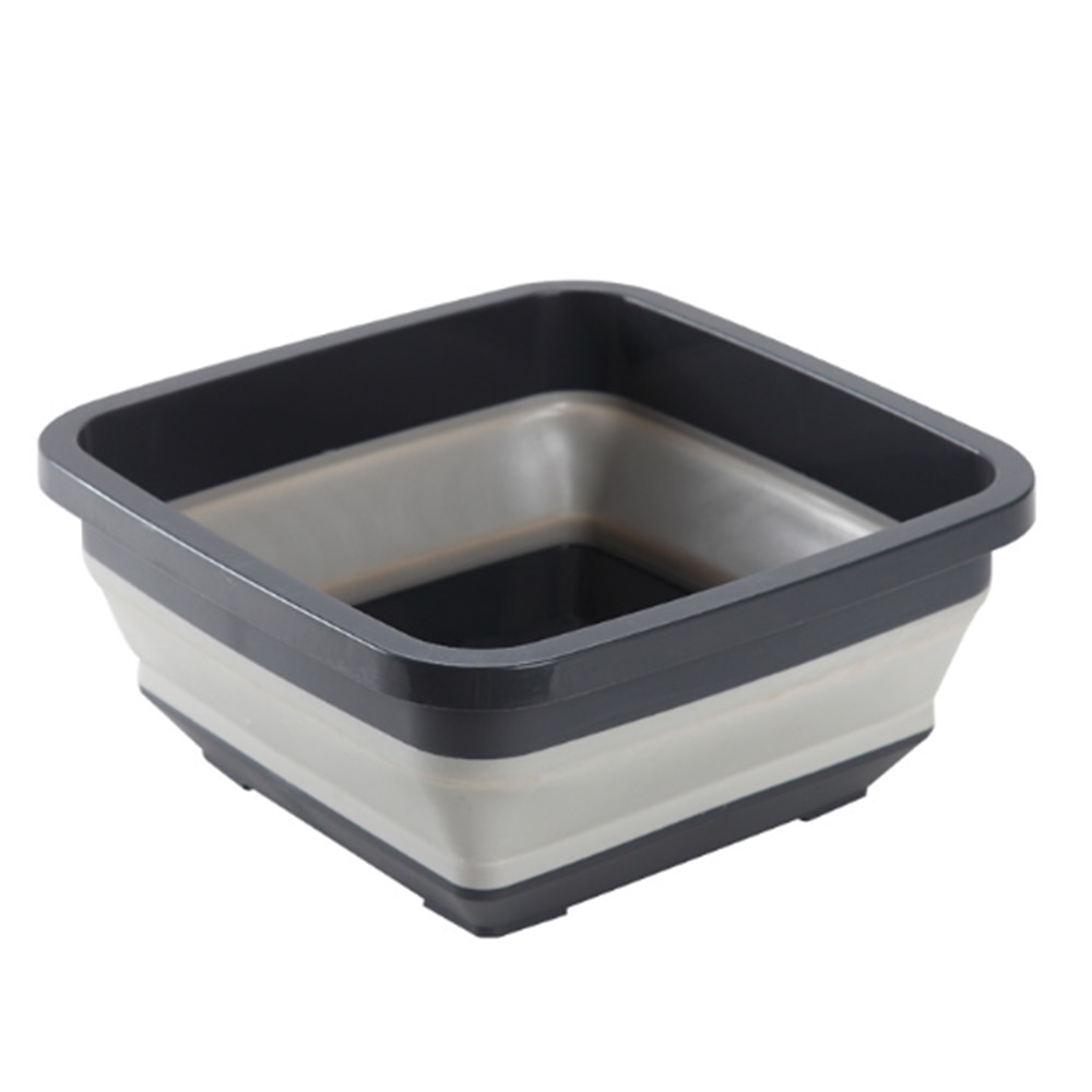 Folding Washbasin Cleaning Tool Household Wash Face Foot Portable Kitchen Washing Basin Travel Outdoor Folding Basin