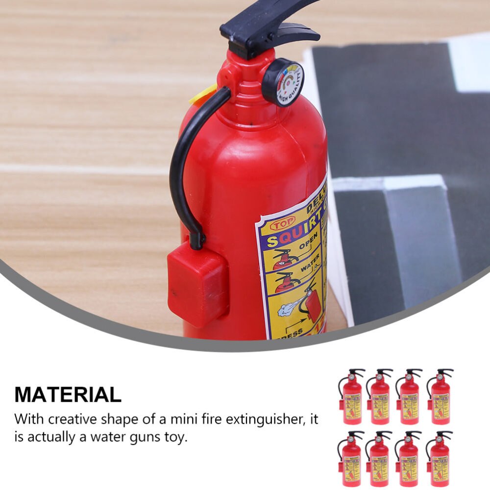 8 Pcs Fire Extinguisher Portable Squirter Water Spraying Summer Outdoor