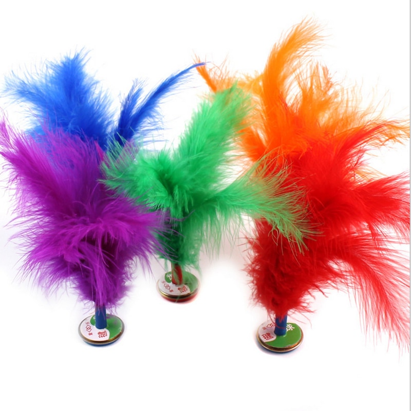 1 Pcs Chinese Traditionele Sport Jianzi Speelgoed Spelen Oefening Been Spierkracht En Lichaam Flexibiliteit Sport Kick Shuttle