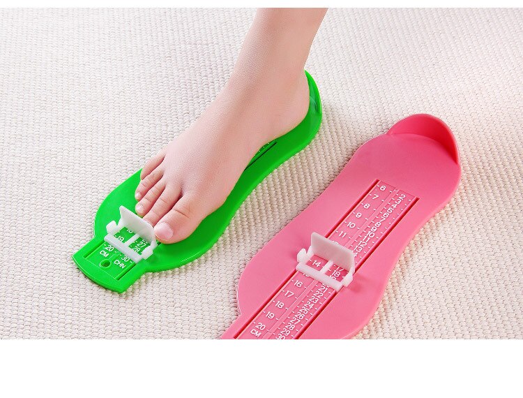 Scarpe Formato di Misura Righello Strumento di Misura del Piede Del Calibro di Infante Del Bambino Del Bambino Scarpe Bambino Del Bambino Pattini Infantili Raccordi Calibro di misura del piede del