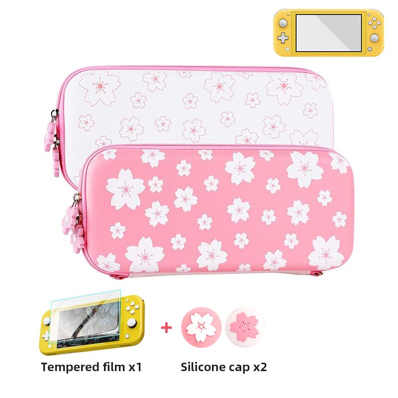 DATA FROG Cute Cat Paw Bag For Compatible-Nintendo Switch Console Hard Portable Travel Carrying Case For Switch Lite Accessories: For NS lite 11