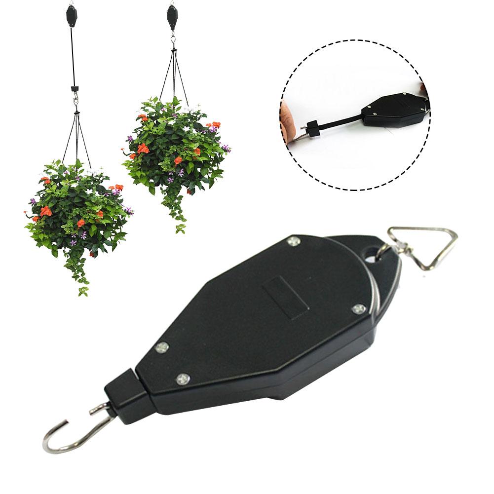 Adjustable Plant Hanger Hook with Locking Mechanism for Hanging Plants, Garden Flower Baskets, Pots and Bird Feeders: Default Title