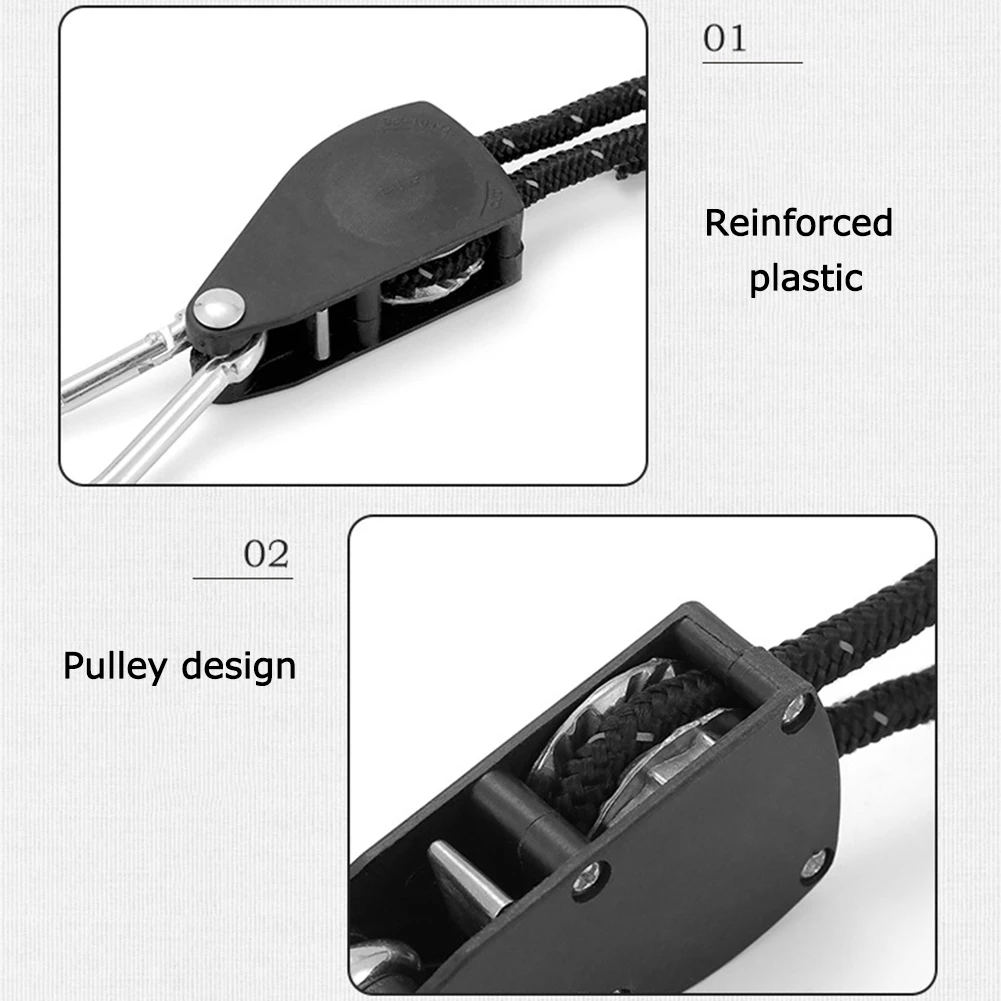 1-10 pz 4M 4MM tendicinghia da campeggio tendicinghia a cricchetto tenda da campeggio tenda da suola regolabile corda del vento gancio puleggia attrezzi da campeggio