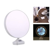 Magic Mirror Cosmetic Mirror Photo Frame LED Light Plastic Plastic Plastic Creation Rim Electronic