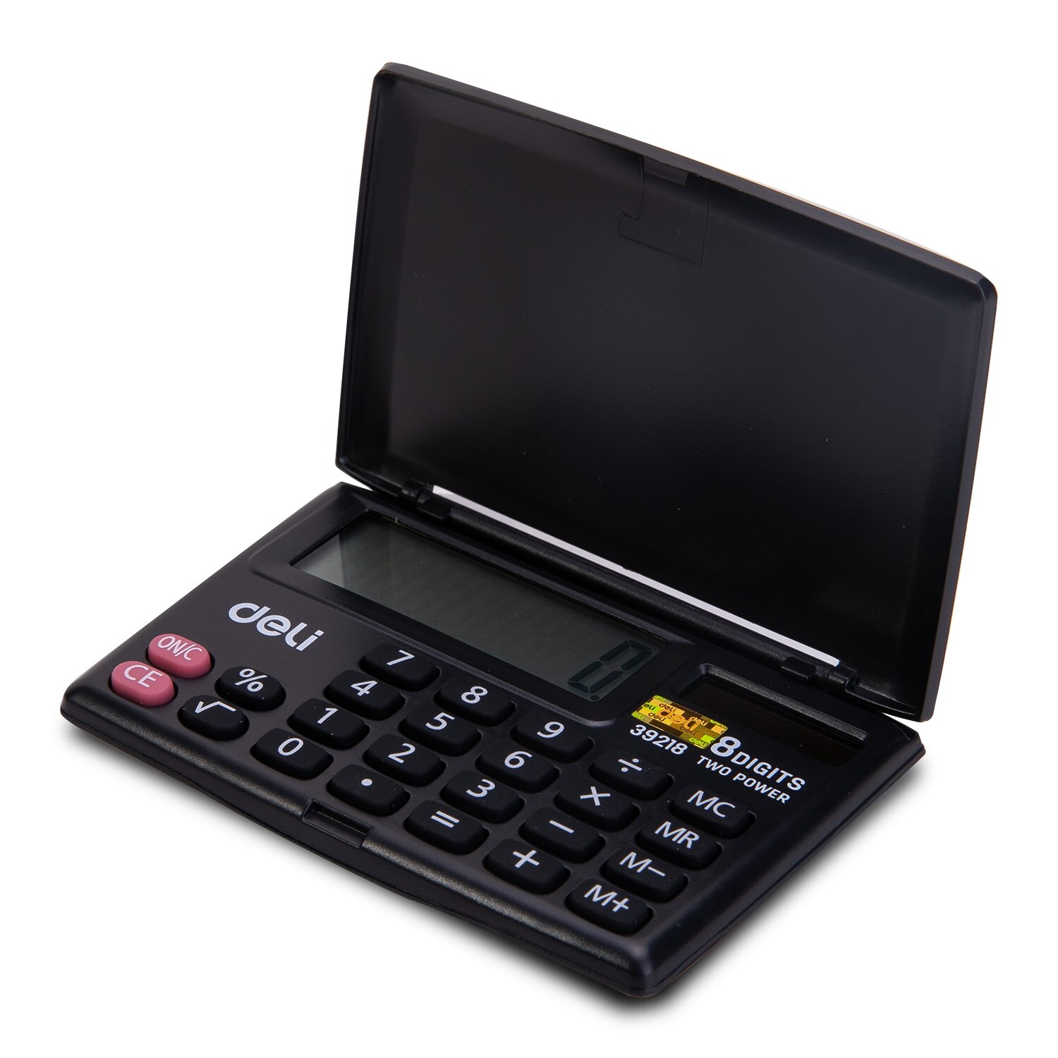 DELI Mini Calculator Portable Office Personal Use Pocket Calculators Handed 8 Digit Electornic School Office Accesories