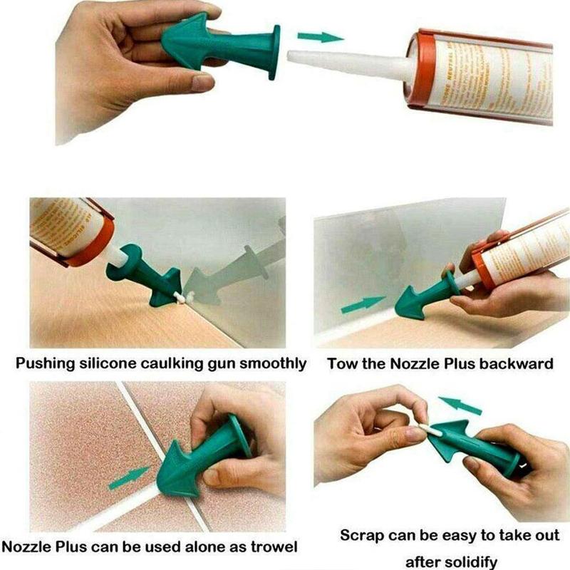 Silicone Removal Sealant Smoothing Squeegee Sealant Kit Tile Cleaning Caulk Grouting Dirt Tools Spatula E7F6