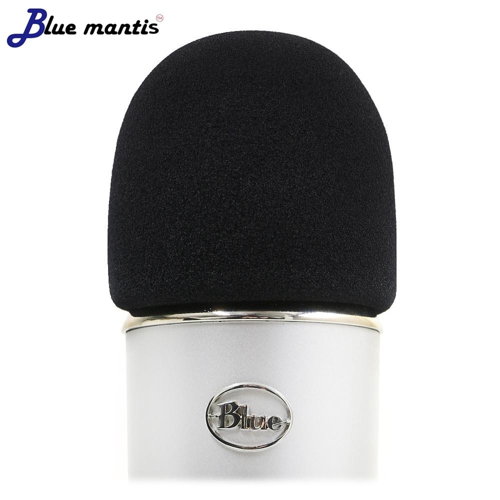 Foam Microfoon Voorruit Voor Blauw Yeti Yeti Pro Condensator Microfoons-Als Een Pop Filter Voor De Microfoons Cover Blauw mantis