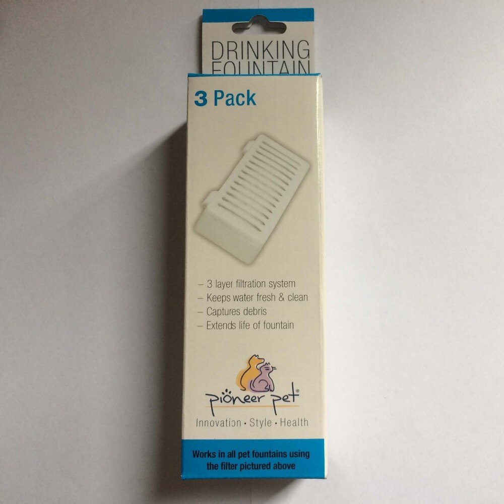 Filtro de agua purificador de cisne para fuente de mascota Pioneer, lote de 3 cajas, 9 unidades