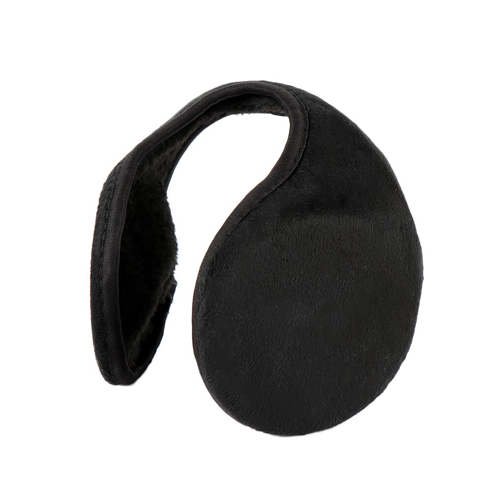 ¡Producto en oferta! Orejeras Unisex, orejeras negras, orejeras de lana, calentadores de invierno para las orejas, calentadores para las orejas para hombres y mujeres, de la cabeza