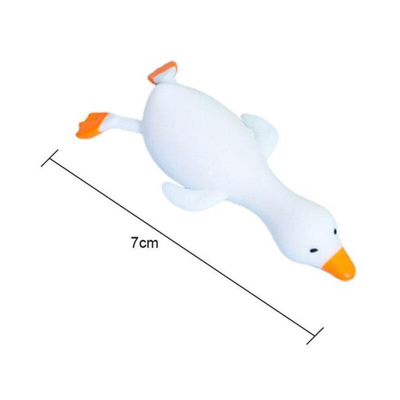 1PC Random Fun TPR Cute Cartoon Duck Stress Relief Squeeze Reliever Squish Toy