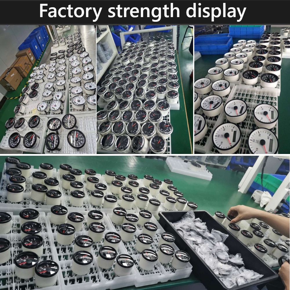 Stainless steel Sewage Level Gauge Sensor 150~600mm fit 0-190ohm Holding Tank Level Gauge meter 7 Colors Backlight