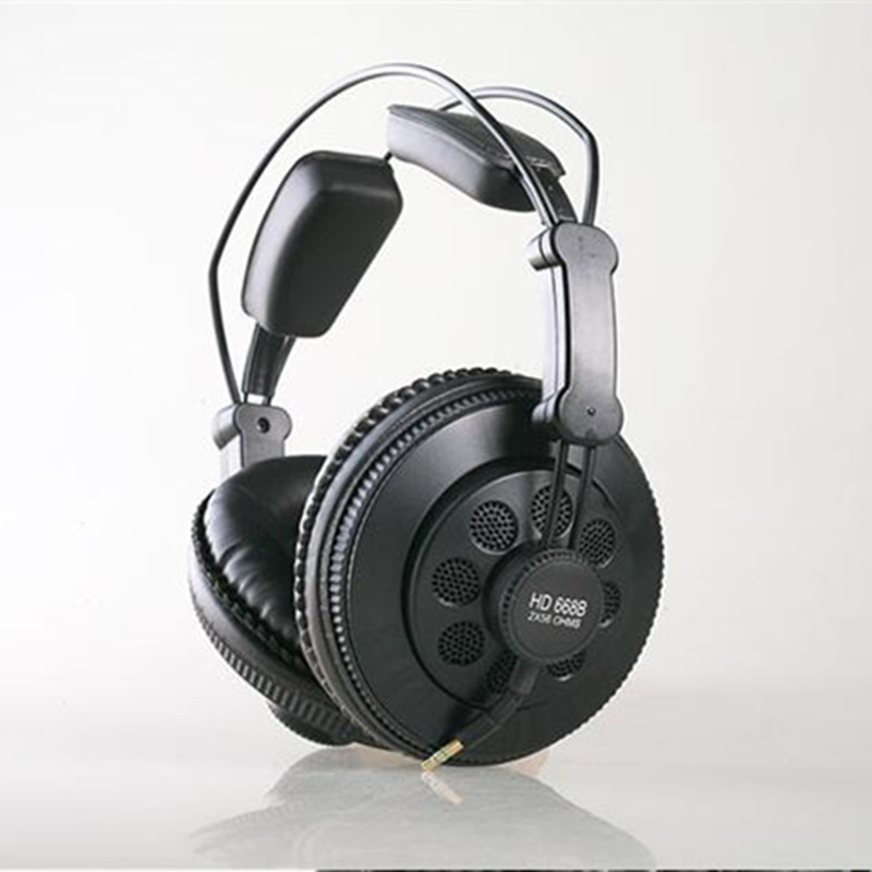 Superlux HD668B Hoofdtelefoon Professionele Semi-open Studio Standaard Dynamische Headset Monitoring Voor Muziek Afneembare diepe Bas: Black No Package